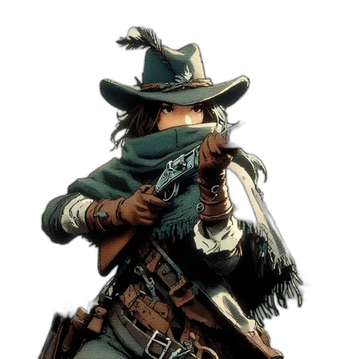 weapon, staff, hat, concept art transparent PNG cut-out