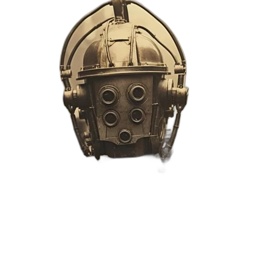 mask, robot, crown, weapon transparent PNG cut-out