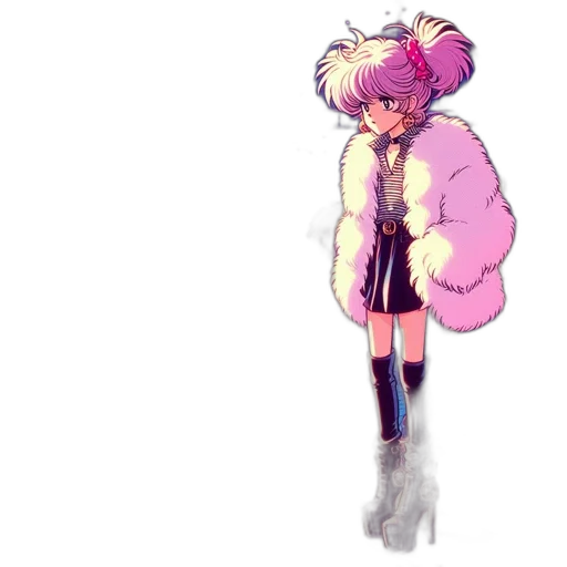jacket, staff, creature, weapon transparent PNG cut-out