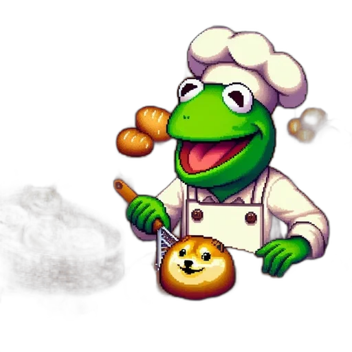 food, staff, pixel art, concept art transparent PNG cut-out