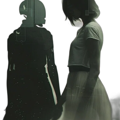 dress, robot, mask, concept art transparent PNG cut-out