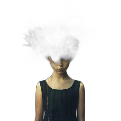mask, dress, face, hair transparent PNG cut-out