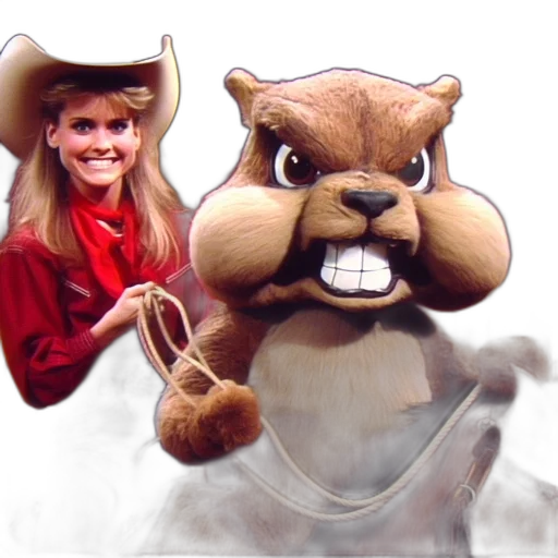staff, woman, donning, cowboy transparent PNG cut-out