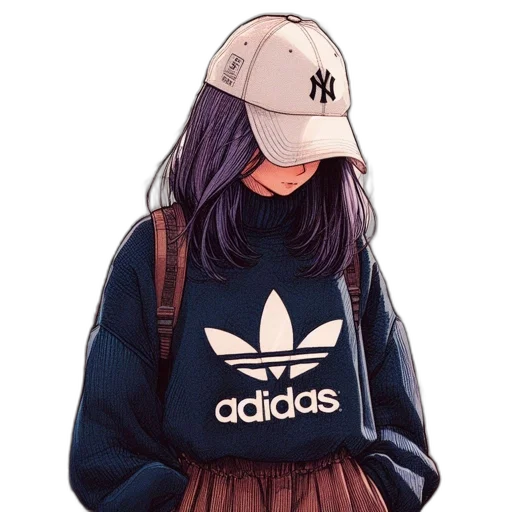jacket, hat, face, dress transparent PNG cut-out