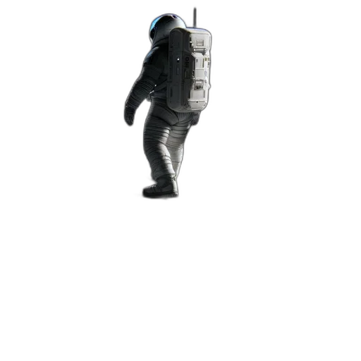 robot, jacket, staff, weapon transparent PNG cut-out