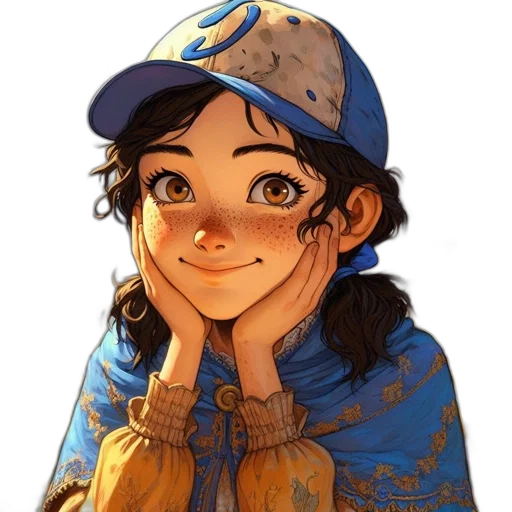face, hat, crown, dress transparent PNG cut-out