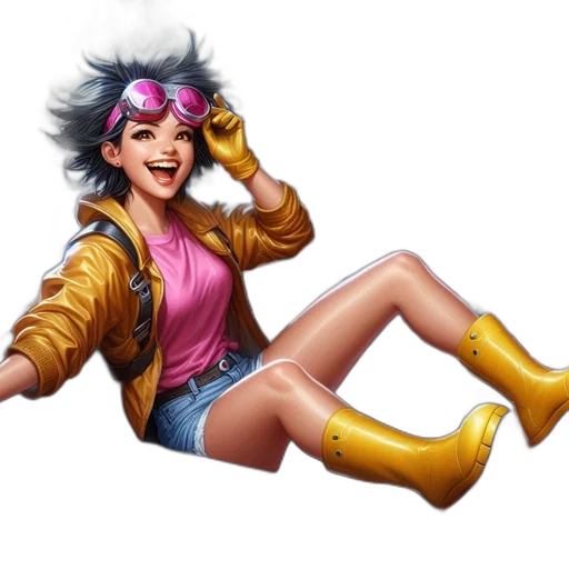 jacket, comic book art, concept art, fantasy art transparent PNG cut-out