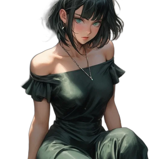 dress, jewelry, weapon, jacket transparent PNG cut-out