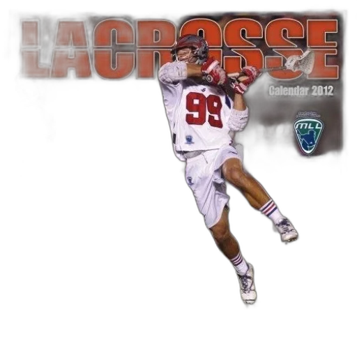 lacrosse, player, shown, action transparent PNG cut-out