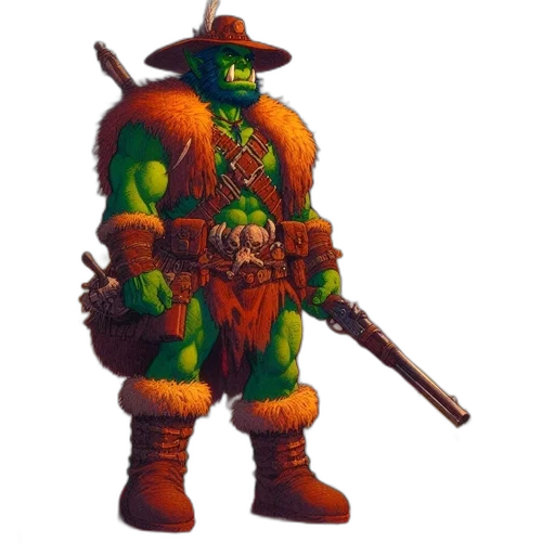 staff, weapon, robot, creature transparent PNG cut-out