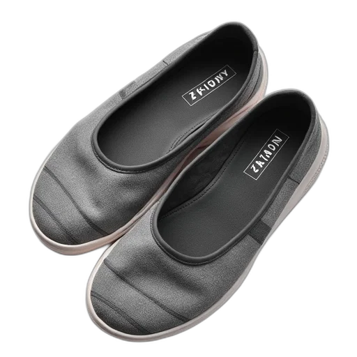 shoes, bathing, black, white transparent PNG cut-out