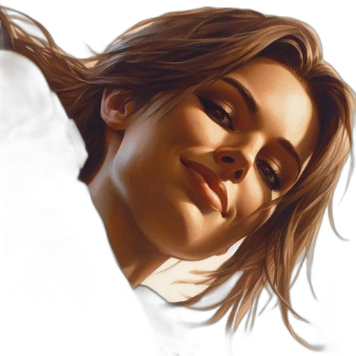 face, hair, jewelry, crown transparent PNG cut-out