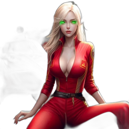 concept art, comic book art, fantasy art, 3d render transparent PNG cut-out