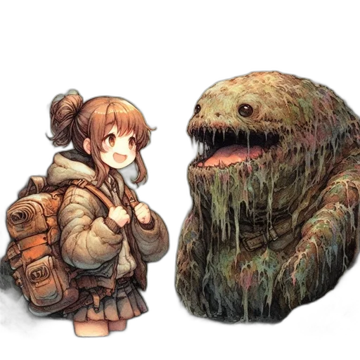 creature, animal, face, food transparent PNG cut-out