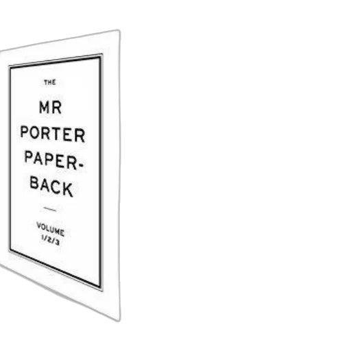 porter, paperback, volume, featuring transparent PNG cut-out