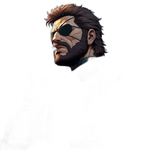 face, mask, weapon, jacket transparent PNG cut-out
