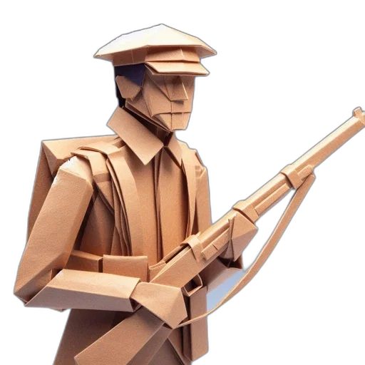 staff, robot, weapon, jacket transparent PNG cut-out