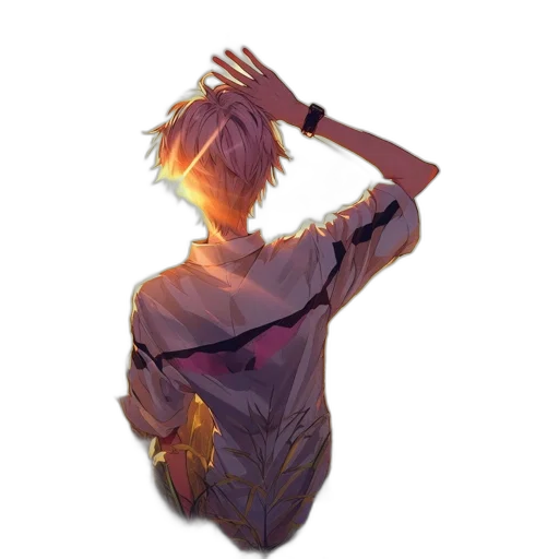 jacket, dress, staff, mask transparent PNG cut-out