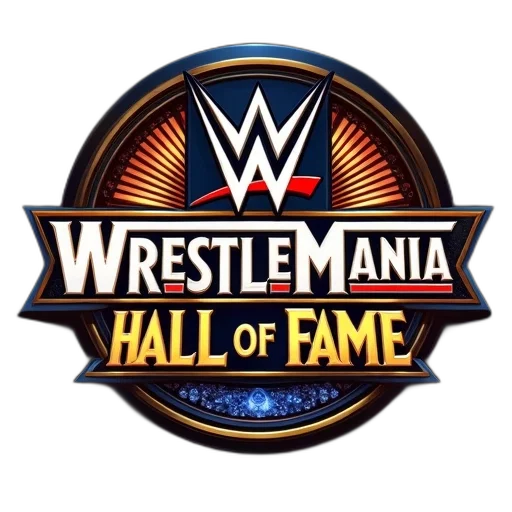 wwe, hall, fame, logo transparent PNG cut-out