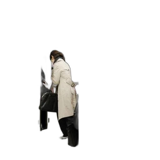 jacket, staff, robot, hat transparent PNG cut-out