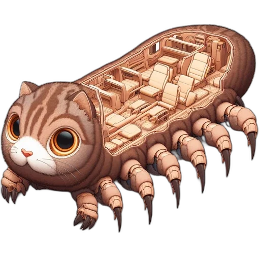 creature, animal, robot, furniture transparent PNG cut-out