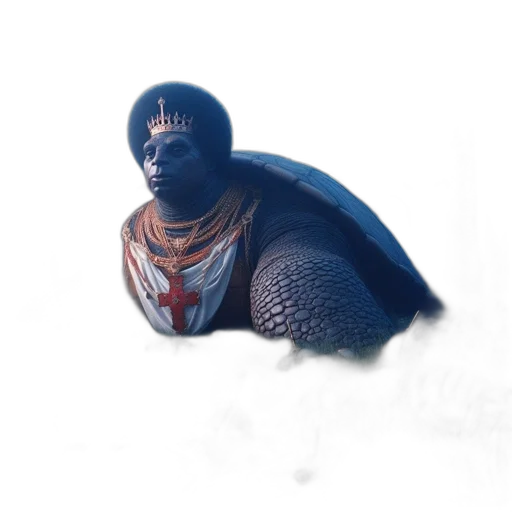 creature, mask, crown, face transparent PNG cut-out