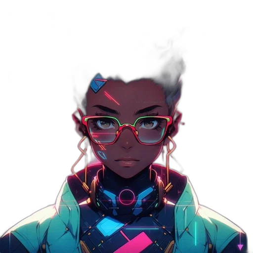staff, face, robot, jacket transparent PNG cut-out