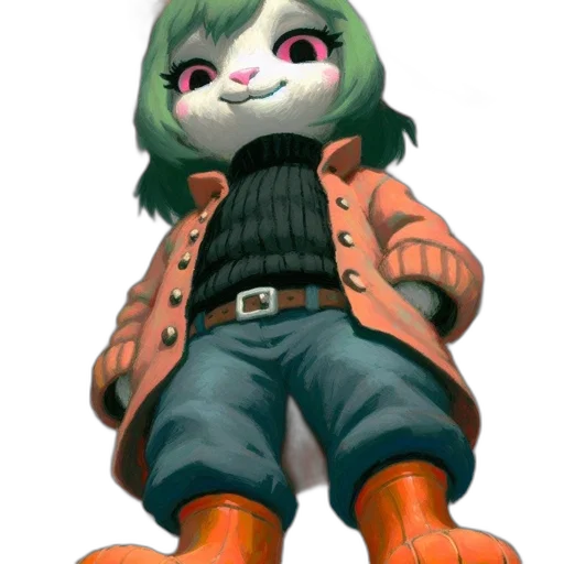 jacket, animal, creature, staff transparent PNG cut-out