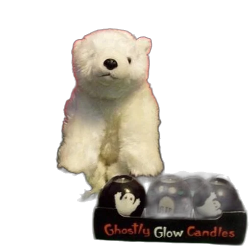 creature, stuffed, polar, bear transparent PNG cut-out