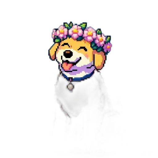 staff, crown, flower, animal transparent PNG cut-out