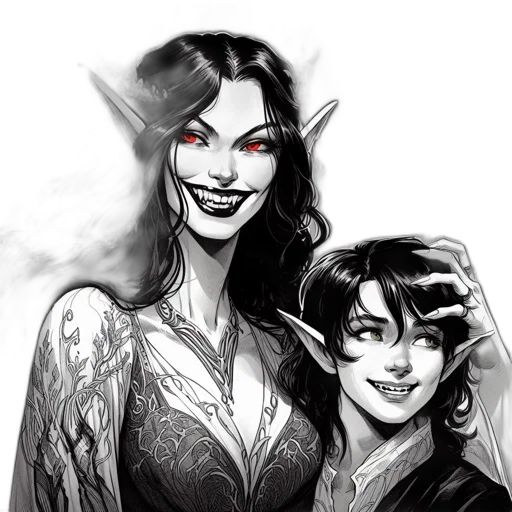 comic book art, fantasy art, concept art, pencil sketch transparent PNG cut-out