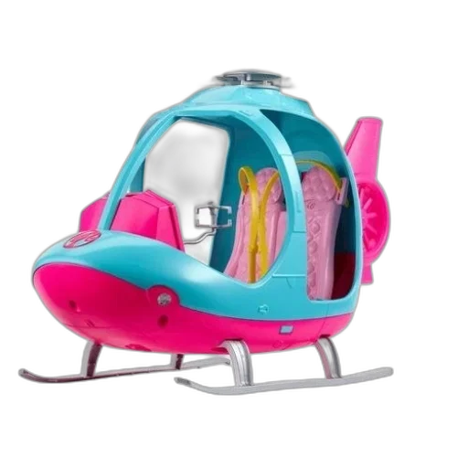 3d render, colorful, toy, helicopter transparent PNG cut-out