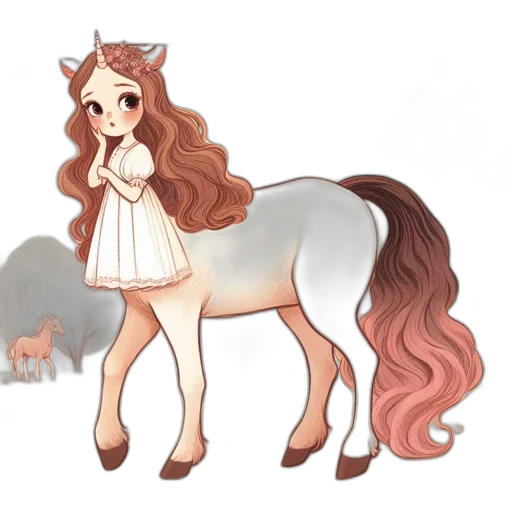 staff, animal, creature, fantasy art transparent PNG cut-out