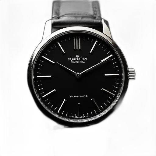 photorealistic, monochrome, rado, watches transparent PNG cut-out