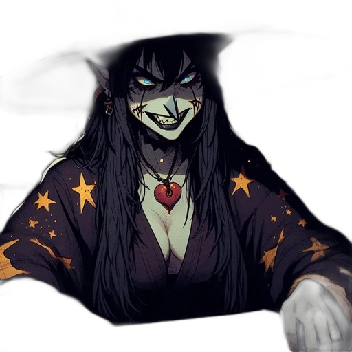 mask, creature, staff, jacket transparent PNG cut-out
