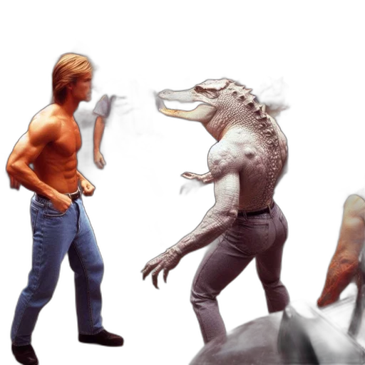 creature, animal, concept art, 3d render transparent PNG cut-out