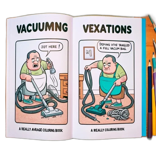 average, coloring, book, one transparent PNG cut-out