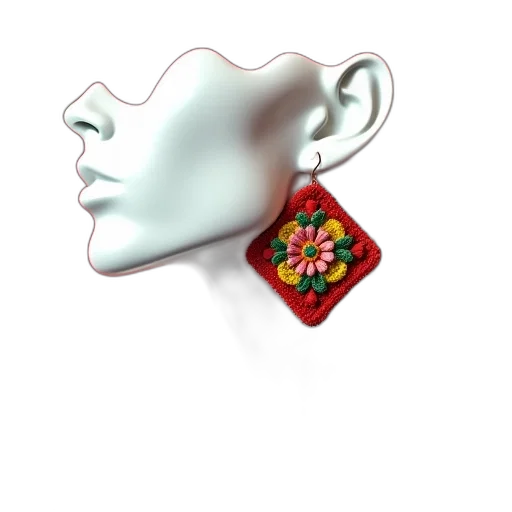 jewelry, face, mask, flower transparent PNG cut-out