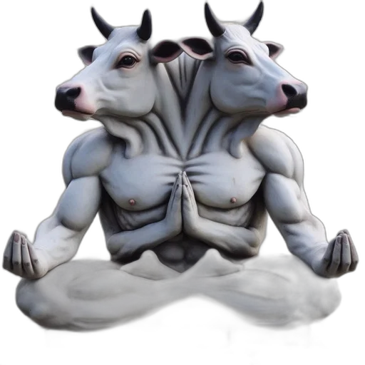 animal, mask, 3d render, concept art transparent PNG cut-out