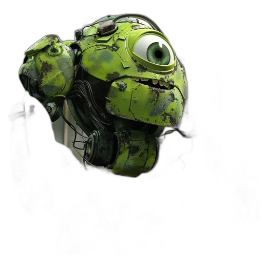 robot, mask, creature, animal transparent PNG cut-out