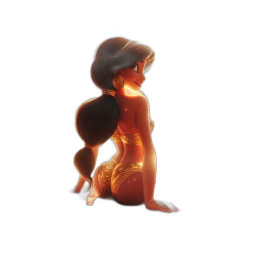dress, hair, creature, robot transparent PNG cut-out