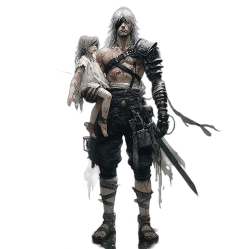 weapon, sword, concept art, fantasy art transparent PNG cut-out