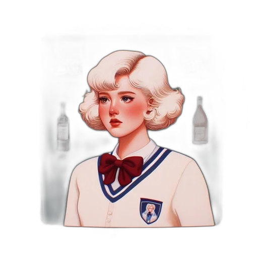 jacket, face, crown, hair transparent PNG cut-out