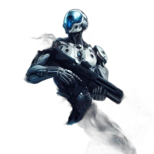 robot, weapon, creature, concept art transparent PNG cut-out