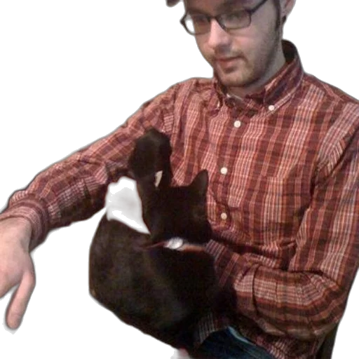 staff, jacket, hat, animal transparent PNG cut-out