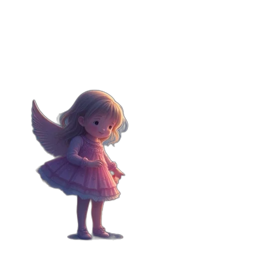 dress, creature, staff, weapon transparent PNG cut-out