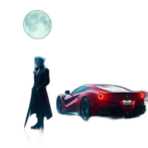 car, robot, concept art, comic book art transparent PNG cut-out