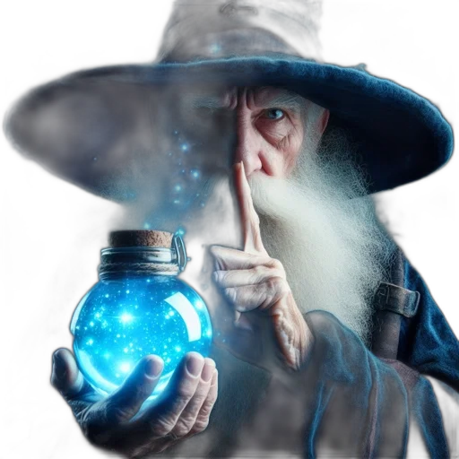 hat, staff, fantasy art, concept art transparent PNG cut-out