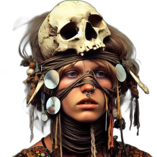 face, mask, jewelry, hat transparent PNG cut-out