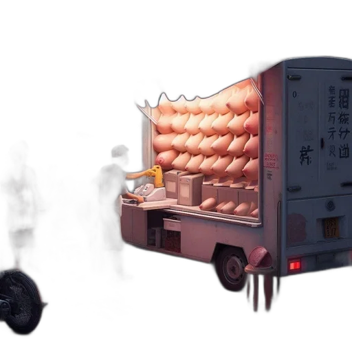 food, robot, weapon, car transparent PNG cut-out